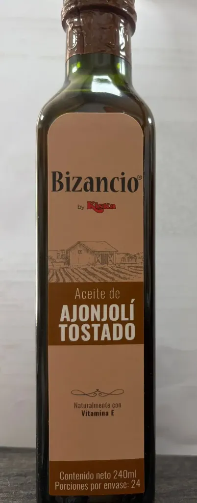 Aceite ajonjolí bizancio tostado x240 ml